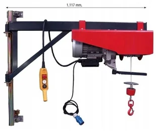 Vidaxl 081 08172277 elektryczna linowa budowlana Minor P-300 + Niski maszt + Ramie robocze udźwig 300 kg) 72277-uniw - Wciągarki - miniaturka - grafika 11