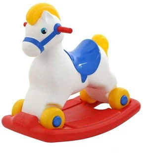 Wader Quality Toys WADER - PONI Konik na biegunach jeździk 53541 - Leżaczki i huśtawki - miniaturka - grafika 5