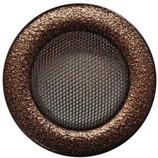 Parkanex kominkowa okrągła miedziana fi125 kominek - Kratki wentylacyjne - miniaturka - grafika 2