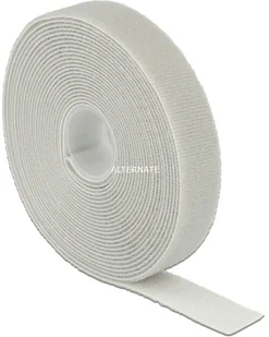 Delock Organizer Klett-Kabelbinder 20mm x 5m Rolle grau 18280 18280 - Tuning komputera - akcesoria - miniaturka - grafika 2