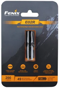 Fenix Latarka diodowa E02R czarna 039-469 - Latarki - miniaturka - grafika 7