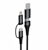 Kable USB - Dudao L20xs 4-in-1 Multi-funcational data cable - miniaturka - grafika 1