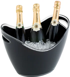 APS APS Pojemnik na wino lub szampana z tworzywa 350x270x255 mm, czarny | 36054 36054 - Pozostałe akcesoria barmańskie APS APS Pojemnik na wino lub szampana z tworzywa 350x270x255 mm, czarny | 36054 36054 - Pozostałe akcesoria barmańskie - miniaturka - grafika 1
