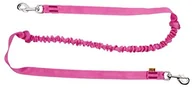 Smycze dla psów - Dingo DINGO Amortyzatory-częściowy linka do Running z psem, 2,5 x 170 cm, różowa - miniaturka - grafika 1