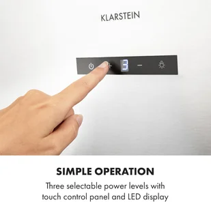 Klarstein CGCH2-SilverLining90 - Okapy kuchenne - miniaturka - grafika 7