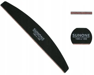 Sunone Pilnik Czarny Łódka 100/180 - 10 sztuk - Akcesoria do paznokci - miniaturka - grafika 2