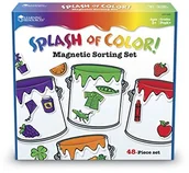 Akcesoria do gier planszowych - Learning Resources wiadro magnetyczny pasek sortowania zestaw, LER9590 - miniaturka - grafika 1