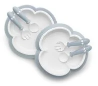 Baby Bjorn Talerzyki i Sztućce, Powder Blue, Zestaw - Sztućce dla dzieci - miniaturka - grafika 2