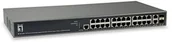 Switche - LevelOne Level One 26-Port L3 Lite Managed Gigabit PoE Switch 24 PoE outputs 370 W 2 X SFP/RJ45 Combo - miniaturka - grafika 1
