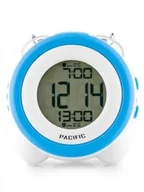 Zegary - PACIFIC BUDZIK PACIFIC LCD 2 ALARMY Biały | Niebieski 8762_tay - miniaturka - grafika 1