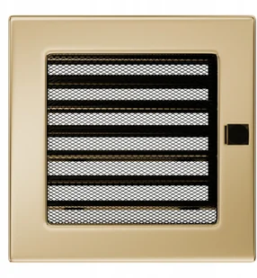 Parkanex kominkowa pozłacana żaluzja 17x17 kominek - Kratki wentylacyjne - miniaturka - grafika 2
