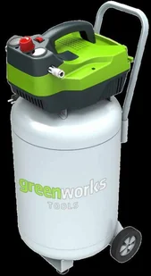 GREENWORKS Elektryczny kompresor pionowy GAC50V, 1100 W, 50 L, 4101907 Tools - Sprężarki i kompresory - miniaturka - grafika 2