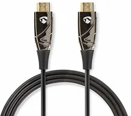 Kable - Nedis Aktywny optyczny High Speed kabel HDMI z Ethernet - wtyczka HDMI - 18 Gbps - 30 m - okrągły - PCW - czarny CVBG3400BK300 - miniaturka - grafika 1
