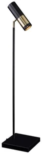 Amplex LAMPA stołowa KAVOS 0387 stojąca LAMPKA metalowa tuba regulowana na biurko czarna złota 0387 - Lampy stojące - miniaturka - grafika 3