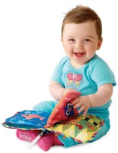 Tomy Lamaze Książeczka materiałowa Odkrycia - Zabawki sensoryczne - miniaturka - grafika 5