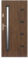 Drzwi zewnętrzne - Drzwi zewnętrzne Zitron 80 prawe orzech D/T55/Z/N/80P - miniaturka - grafika 1