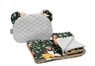 Pościel dla dzieci - Sensillo komplet do wózka velvet zielony wróżki - miniaturka - grafika 1