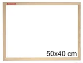 Tablice i flipcharty - MEMOBOARDS . Tablica suchościeralno-magnetyczna w ramie drewnianej 50x40cm - miniaturka - grafika 1