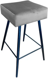 Hoker krzesło barowe Max podstawa czarna MG17 - Taborety i hokery - miniaturka - grafika 2