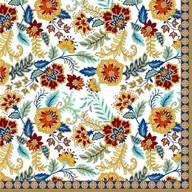 Folia, papier śniadaniowy, serwetki - Nuova R2S Easy life SERWETKI PAPIEROWE Kolorowe Kwiaty - 414 ABUN - miniaturka - grafika 1