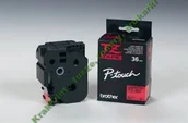 Folie termotransferowe do faksów - Brother Taśma laminowana do P-touch, TZ-461 36mm czerwona/czarny nadruk - miniaturka - grafika 1