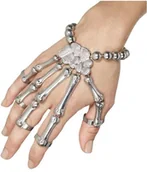 Dodatki do strojów karnawałowych - Smiffys Bransoletka party "Koścista Dłoń" SF45601 - miniaturka - grafika 1
