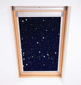 Rolety - Bloc Blinds Bloc Skylight roleta 102 do okien dachowych Velux Blockout, czarna, 104 - miniaturka - grafika 1