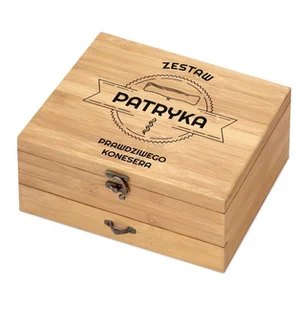 Murrano Akcesoria do wina dedykacja zestaw dla niego ZDW4-009 - Gadżety dla niej i dla niego - miniaturka - grafika 2