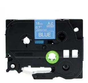 Brother TZ-545 TZe-545 18mm x 8m biały druk niebieski podkład taśma zamiennik TZe-545 - Taśmy do drukarek barwiące Brother TZ-545 TZe-545 18mm x 8m biały druk niebieski podkład taśma zamiennik TZe-545 - Taśmy do drukarek barwiące - miniaturka - grafika 1