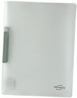 Szkolne artykuły papiernicze - Titanum Skoroszyty A4 szary 400g (SKPGR) - miniaturka - grafika 1