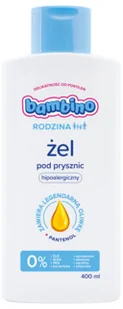 Bambino Rodzina Żel pod prysznic Hipoalergiczny 400 ml - Kosmetyki kąpielowe dla dzieci - miniaturka - grafika 2