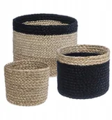 Pozostałe akcesoria do uprawy roślin - Osłonki z juty doniczki na kwiaty Boho naturalne - miniaturka - grafika 1