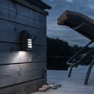 Konstsmide Oprawa wpuszczana ścienna LED Prato z czuj. ruchu - Lampy ogrodowe - miniaturka - grafika 3