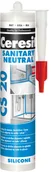 Silikony - Ceresit Silikon sanitarny Neutral 280 ml biały 2255770 - miniaturka - grafika 1