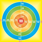 Pomoce naukowe - Tarcza - gra podłogowa ZP007 - miniaturka - grafika 1