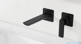 Kohlman Experience black bateria podtynkowa umywalkowa czarny mat QW180EB | - Baterie podtynkowe - miniaturka - grafika 3