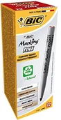 Markery permanentne - BIC Marking Pocket Permanent Marker (1 MM) 12 sztuki czerwona 8209001 - miniaturka - grafika 1