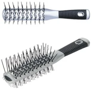 Efalock Professional szczotka typu Vent dwustronna srebrna - Szczotki i grzebienie do włosów - miniaturka - grafika 2