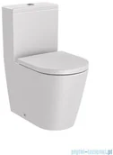 Miski WC - Roca Inspira Round Rimless miska do kompaktu Perłowy A342529630 - miniaturka - grafika 1