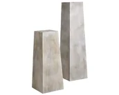 Donice - Belldeco BOSCO Postument, beżowy, 40x40x100 cm - miniaturka - grafika 1