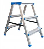 Drabiny - DRABEST Drabinka Domowa Dwustronna 2x3 EN131 Tuv - miniaturka - grafika 1