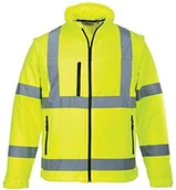 Akcesoria do elektronarzędzi - Portwest portwest s428 Hi-VIS kurtka softshell, xxl, żółty S428YERXXL - miniaturka - grafika 1