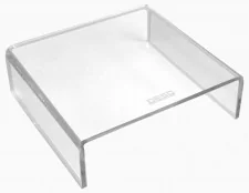 Desq Podstawka pod monitor, akrylowa, przezroczysta, 22 x 20 x 7 cm - Akcesoria do monitorów - miniaturka - grafika 2