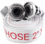 Węże ogrodowe i zraszacze - Wąż Strażacki Gumowany Do Wody 2" 20m Pompa - miniaturka - grafika 1