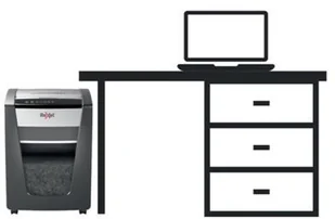 Rexel Momentum M515, mikro ścinki, P-5, 15 kart., 30l, czarna ACR2104577EU - Niszczarki - miniaturka - grafika 9