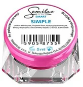 Lakiery do paznokci - Semilac Smart Simple Przejrzysty żel o średniej gęstości 5ml 0000047991 - miniaturka - grafika 1