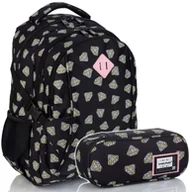 Zestawy szkolne - HEAD HEAD ZESTAW SZKOLNY 2w1 PLECAK PIÓRNIK DIAMENTY HD-340 + HD-341 - miniaturka - grafika 1