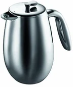 Zaparzacze i kawiarki - Bodum Columbia zaparzacz tłokowy do kawy, podwójne ścianki, stal nierdzewna, nadaje się do zmywarki, mat, 0,35L 1303-57 - miniaturka - grafika 1