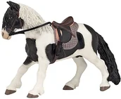 Figurki dla dzieci - Papo papo 51117  Pony z siodełka, figurka do gry - miniaturka - grafika 1