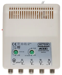 TELMOR WZMACNIACZ WSS-412R 4x-12dB + K. ZWR TELMOR WSS-412R - Wzmacniacze antenowe - miniaturka - grafika 2